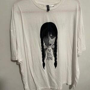 Wednesday oversized graphic tee from Divided XL